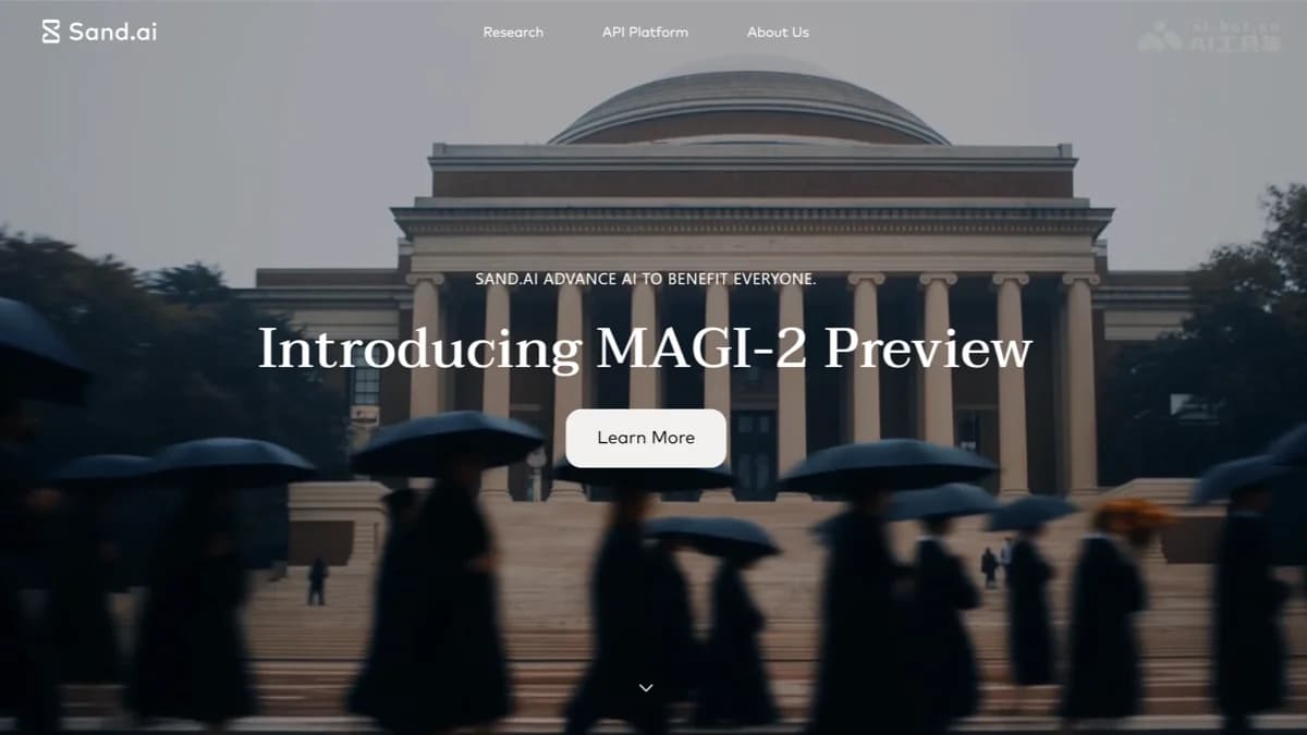 MAGI-2-preview – Sand.ai's Open-Source Multimodal Video Generation Model cover image