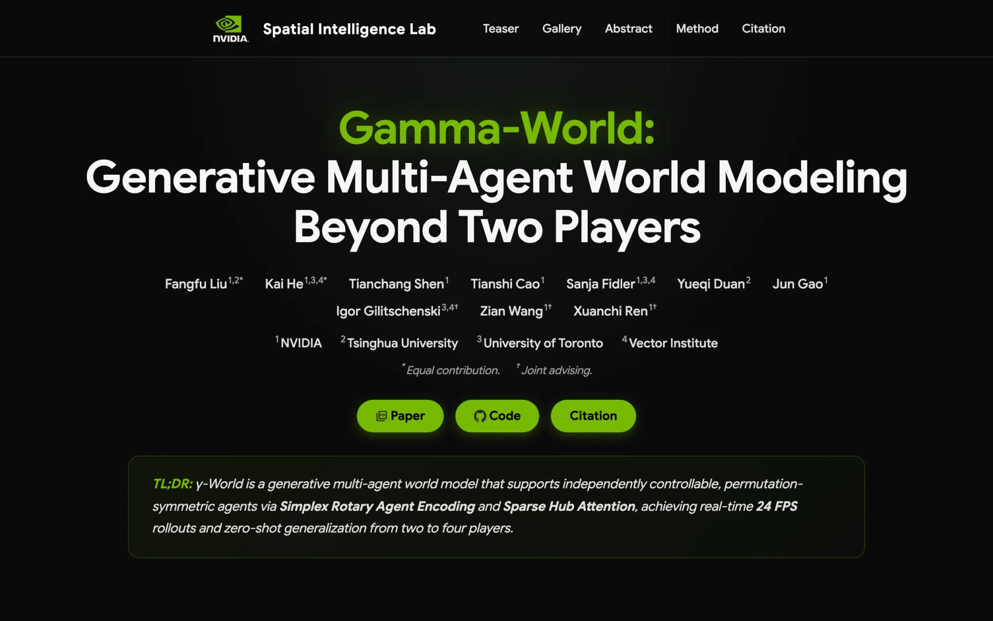 Gamma-World – 英伟达推出的多智能体世界模型 封面图