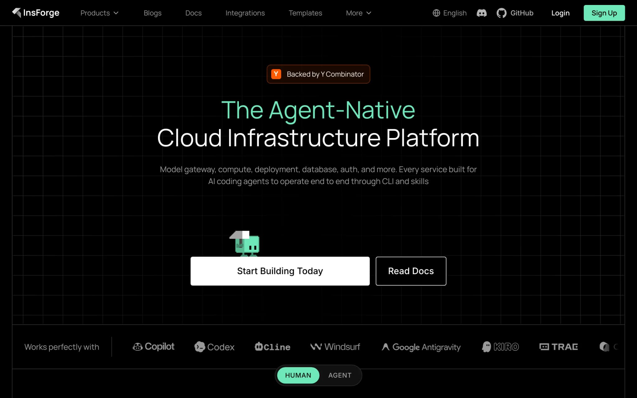 InsForge – 面向 AI 编程 Agent 的开源后端平台 封面图