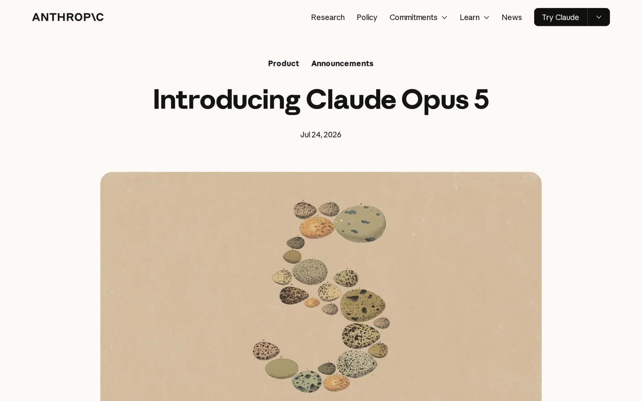 Claude Opus 5 – Anthropic's Latest Flagship Model cover image