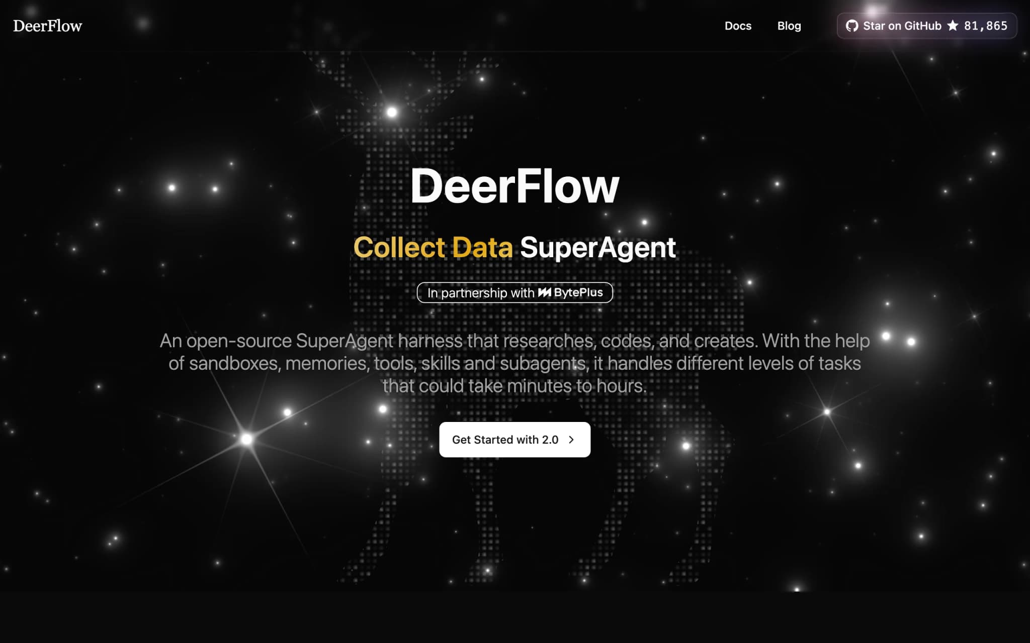 DeerFlow 2.0 – 字节跳动开源的超级智能体框架 封面图