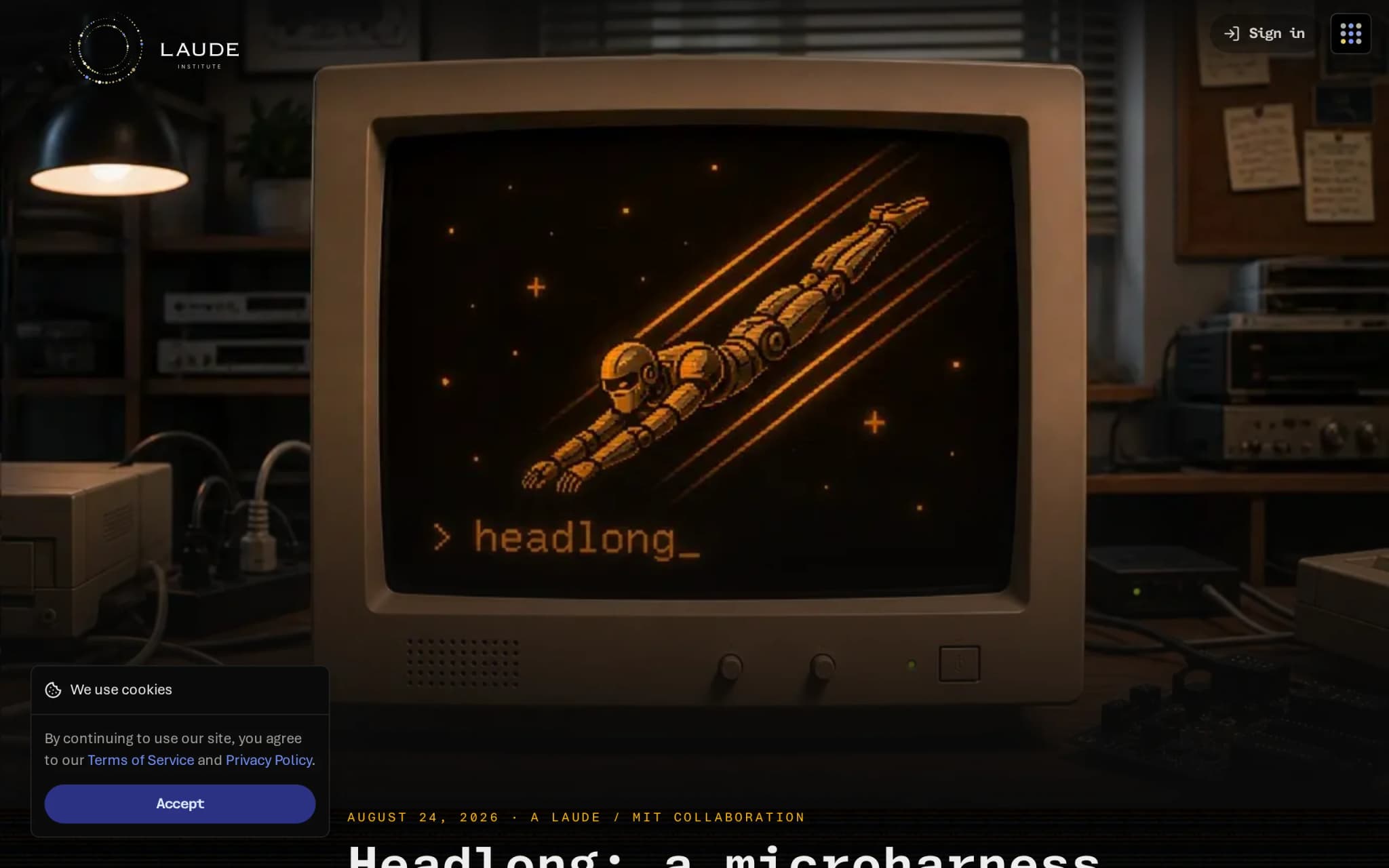 Headlong – Laude Institute 开源的 AI Agent 微框架深度评测 封面图