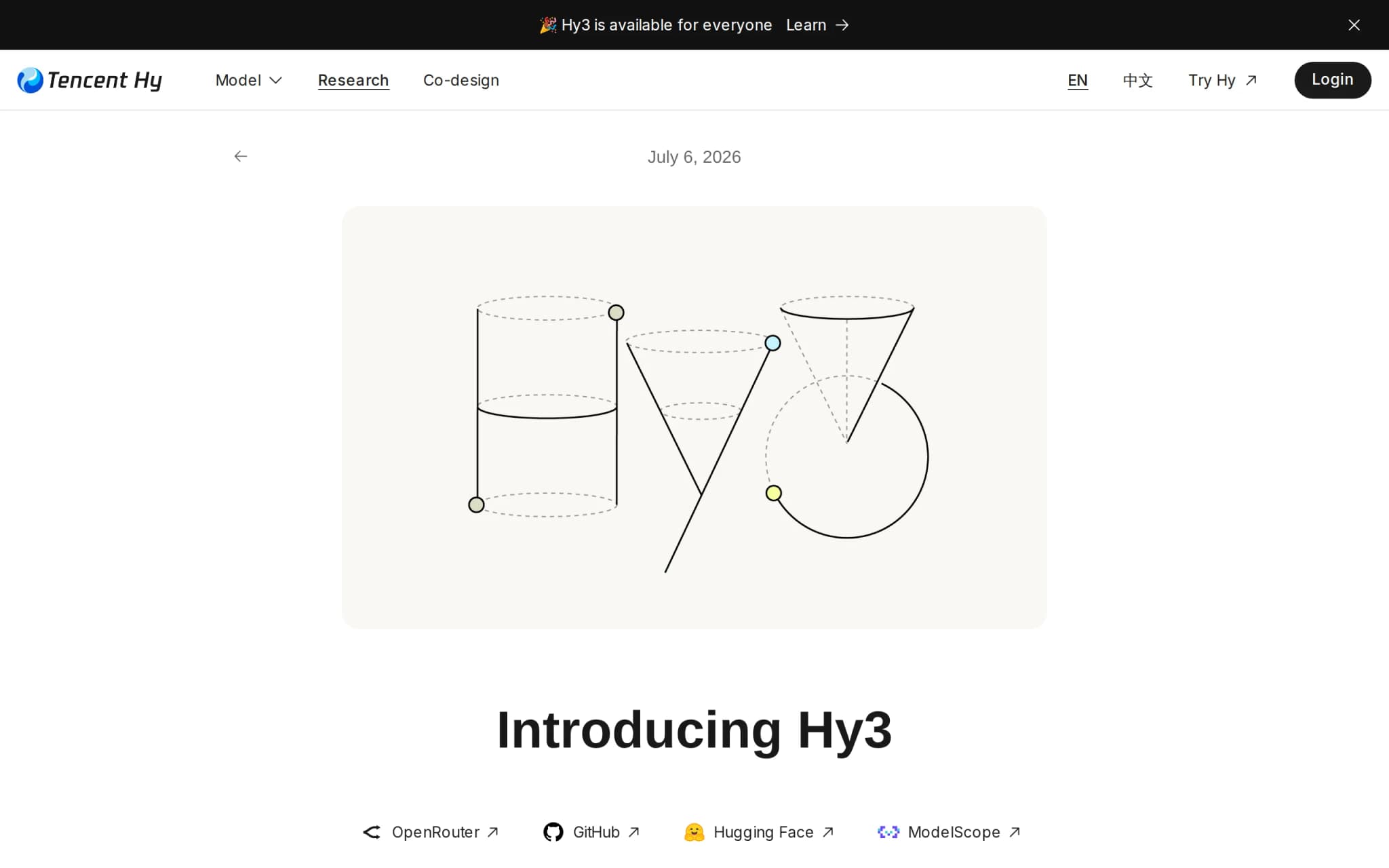 Hy3 – Tencent Hunyuan's Open-Source Mixture of Experts Model cover image