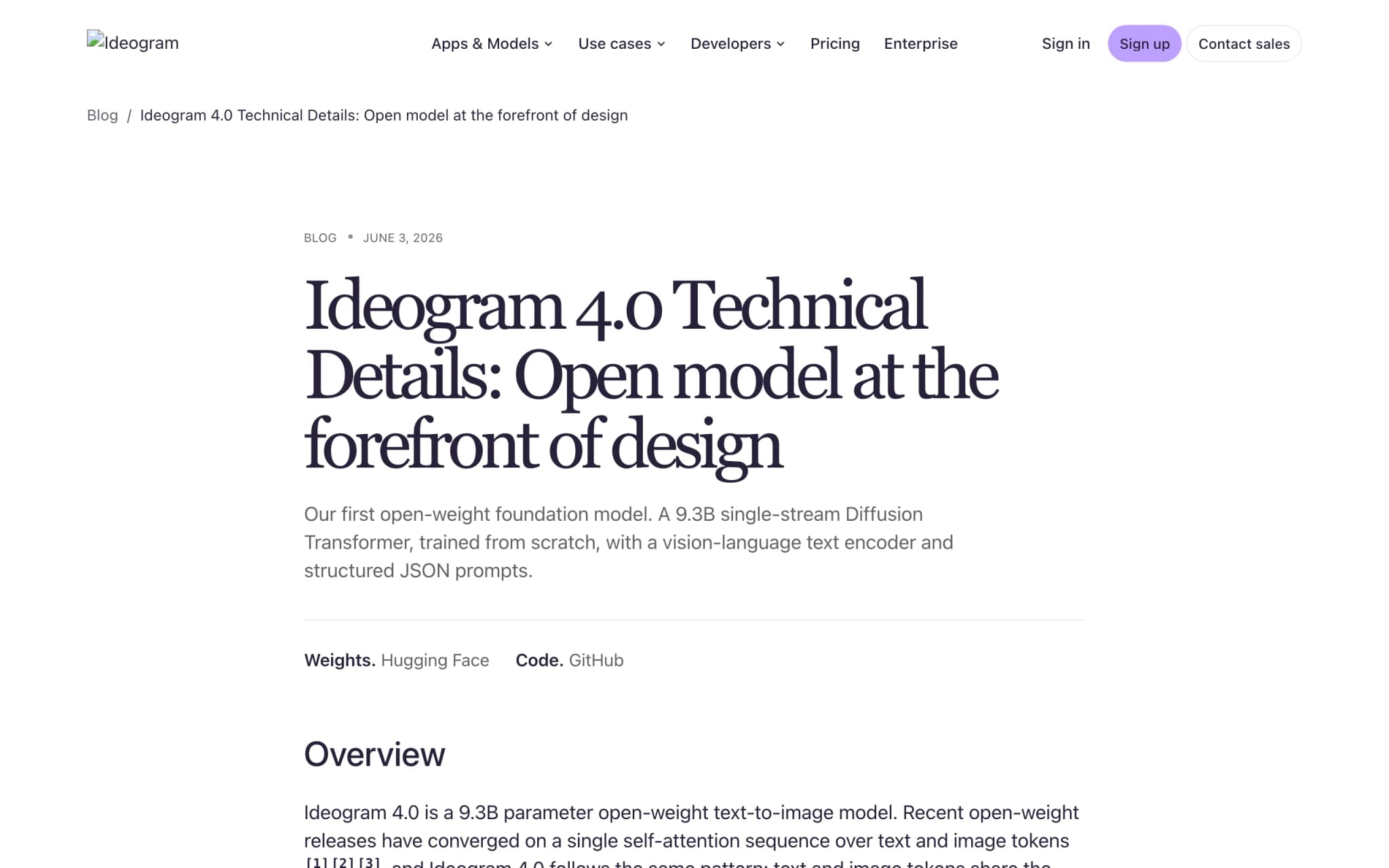 Ideogram 4 – Ideogram's Open-Source Text-to-Image Model for Design cover image
