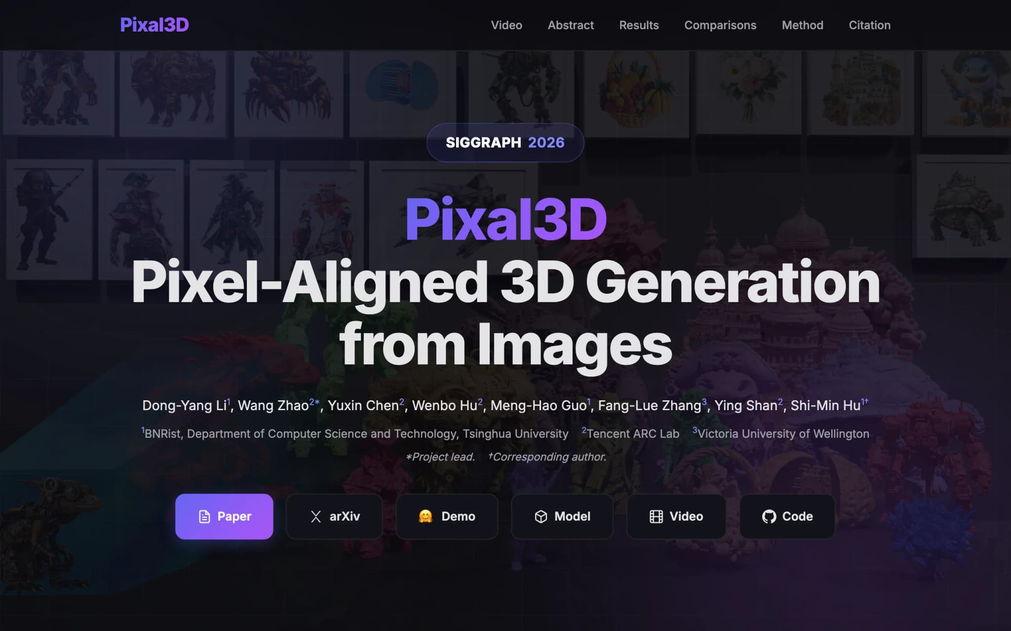 Pixal3D – 腾讯联合清华等开源的单图像 3D 生成项目 封面图
