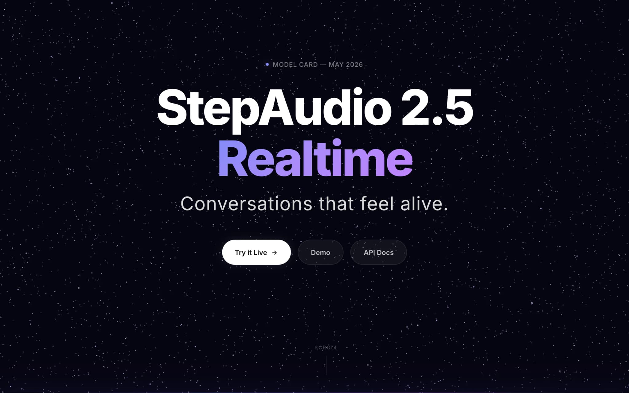 StepAudio 2.5 Realtime – 阶跃星辰推出的实时语音大模型 封面图